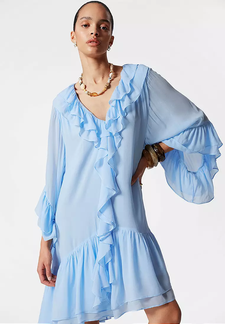Buy & Other Stories Flounced Mini Dress 2026 Online | ZALORA