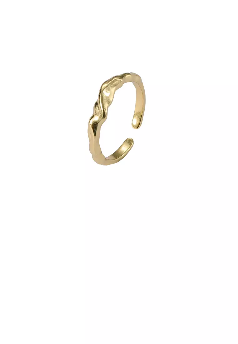 Gold over sterling silver rings sale