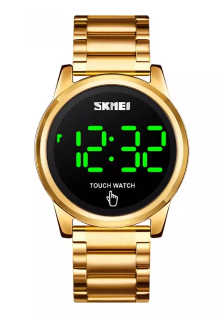 Jam Tangan Digital Pria Waterproof Many Function Strap Tali Material Stainless Steel BY59 ORIGINAL