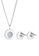 Elli Jewelry silver Jewelry Set Round Flower Moonstone 3F1D1ACFE24D45GS_4