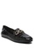 London Rag black Croc Textured Metal Show Detail Loafers in Black 2EBFESH1DBE8F9GS_2