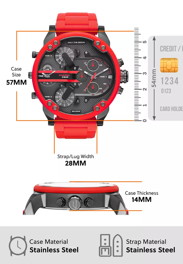 Red diesel shop watch dz7370