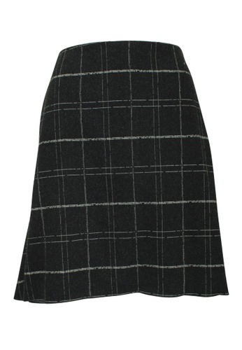 Lanvin grey lanvin Asymmetric Wool Skirt DEFA4AAEE4D6A7GS_1