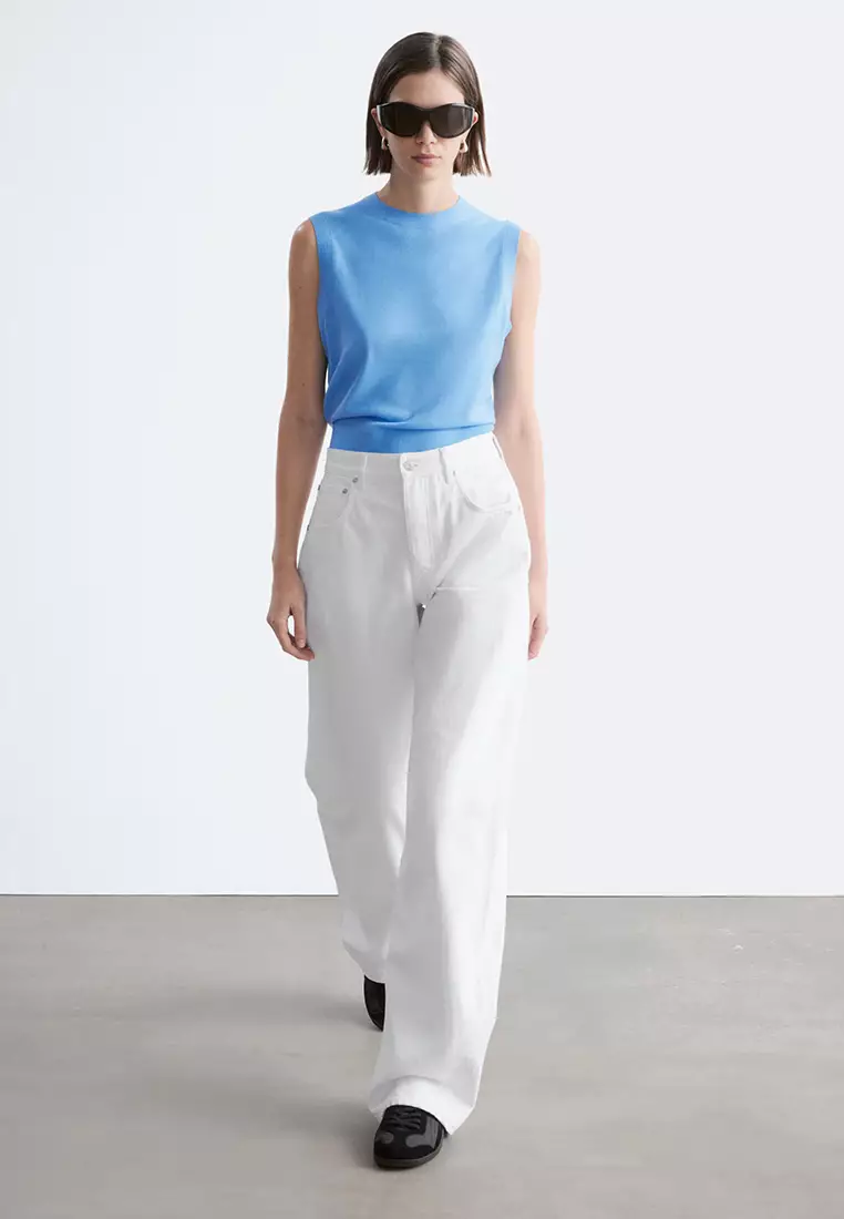 桶形褲腳牛仔褲