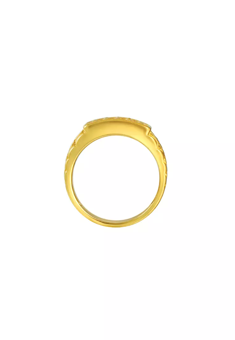 TOMEI Abacus Ring, Yellow Gold 916