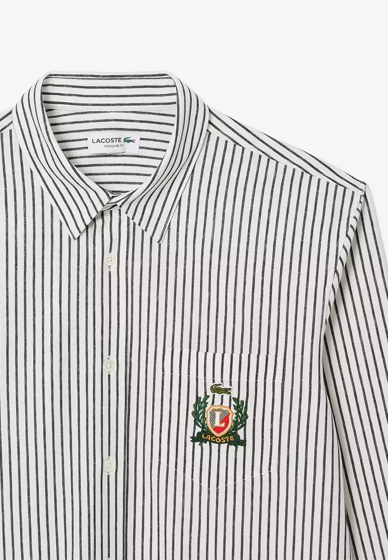 Regular Fit Striped Cotton Shirt