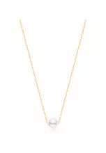 Pearl + 375/9K Gold Polo Chain