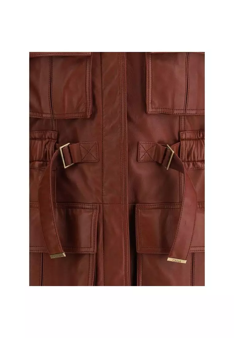 Chloé Leather Vest with Tailored Details and 2025 | Buy