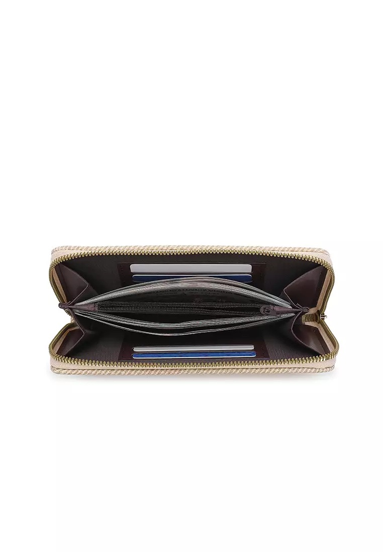 Women's Long Wallet / Purse (錢包) - 米黃色