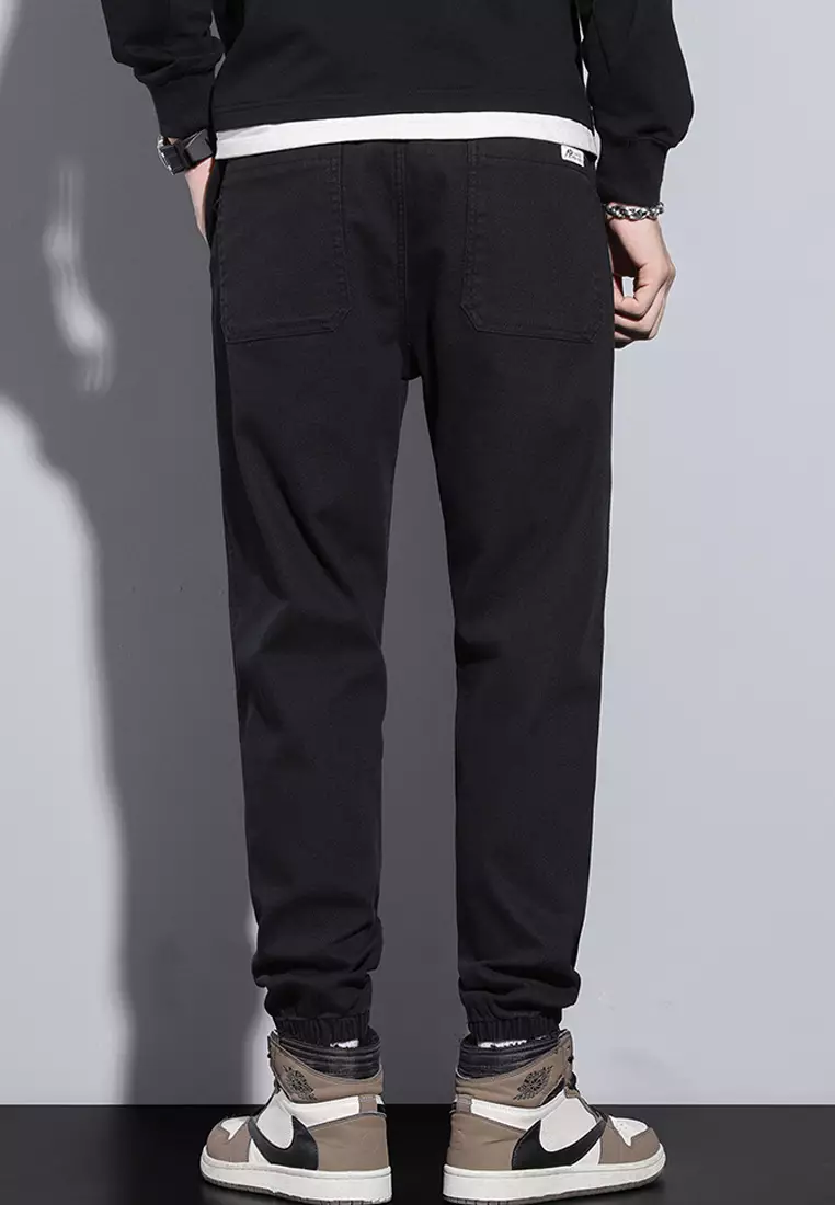 Drawstring Slim Jogger Pants