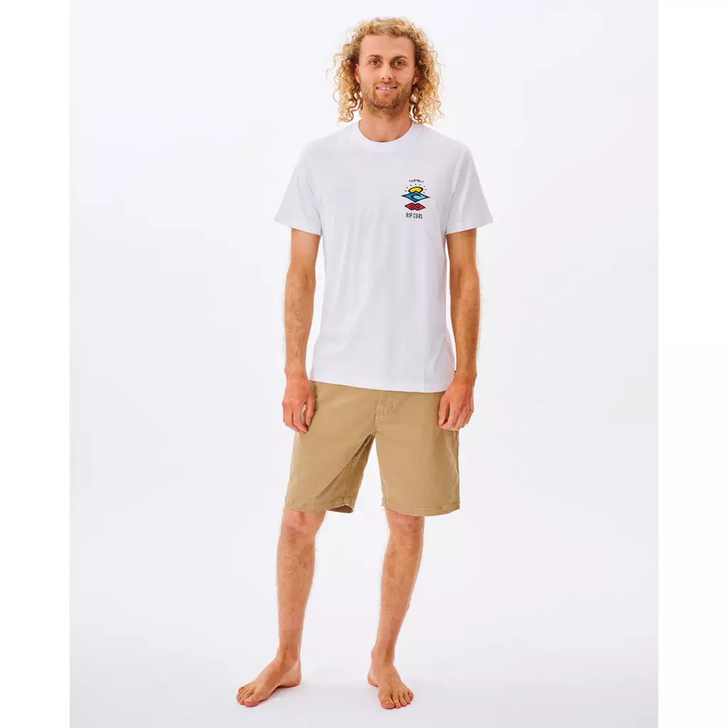 Rip Curl Search Icon Tee - White