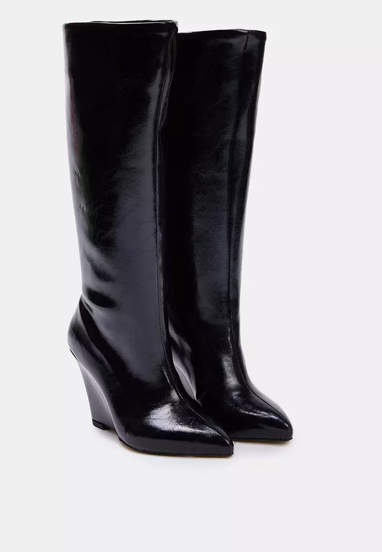 Wedge Heeled Boots