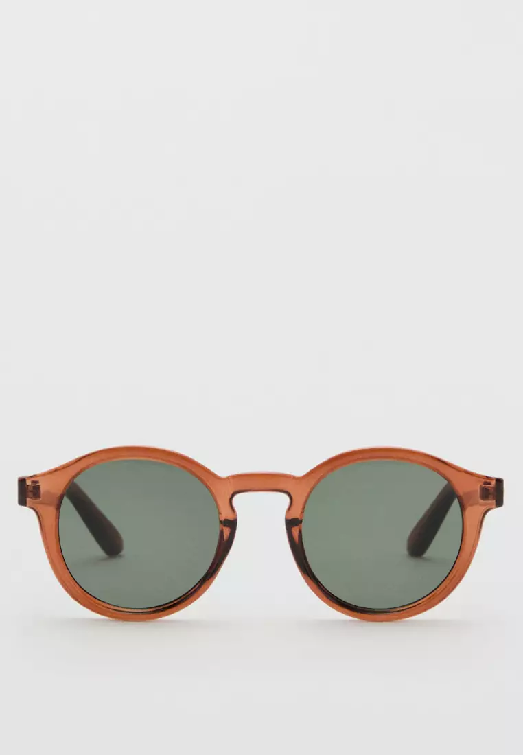 Semi-Transparent Frame Sunglasses