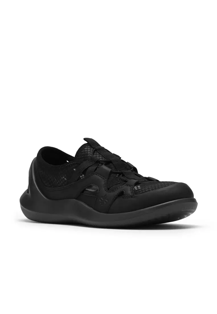 Womens Solevana Step Sneakers Shoes - Black