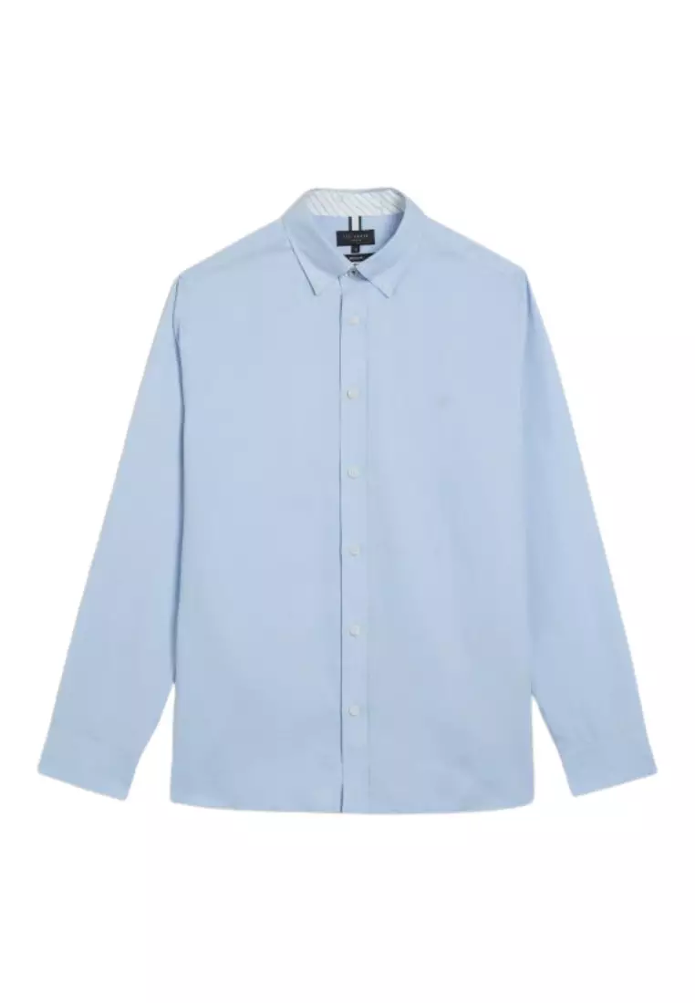 Buy TED BAKER Ted Baker Cotton Lyocell Script Shirt 2025 Online