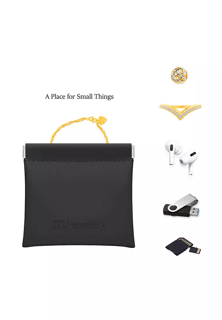 MJ Jewellery Black Jewellery Pouch P001 (S Size)
