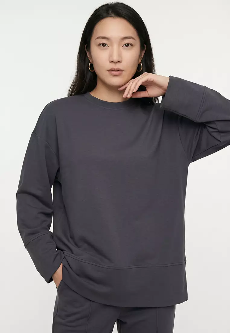 Anthracite Soft Textured Plain Tracksuit TCTSS25EN00005