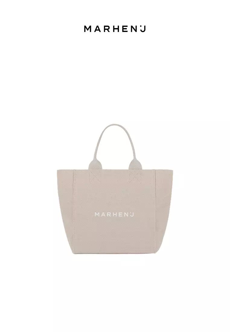 DENNY MINI Canvas Handbag Ivory