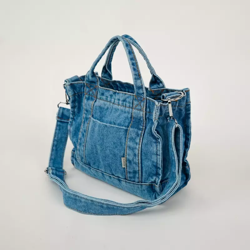 Tas Wanita Selempang Denim Kya Sling / Shoulder Bag A902A 220419 Les Femmes - Colour BLUE