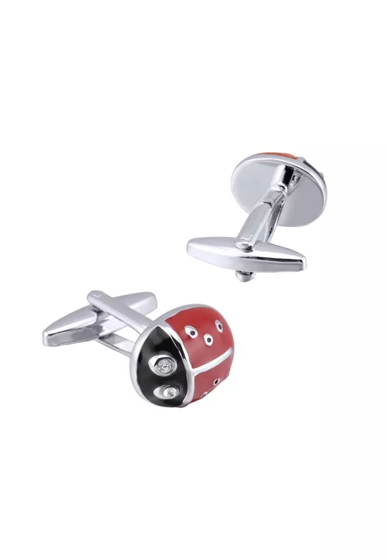 Silver Insect Cufflinks (KC10089)
