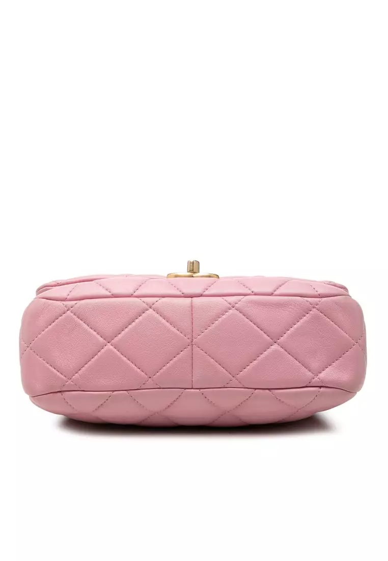 Pre-Loved Chanel Small Quilted Lambskin Candy Chain Flap