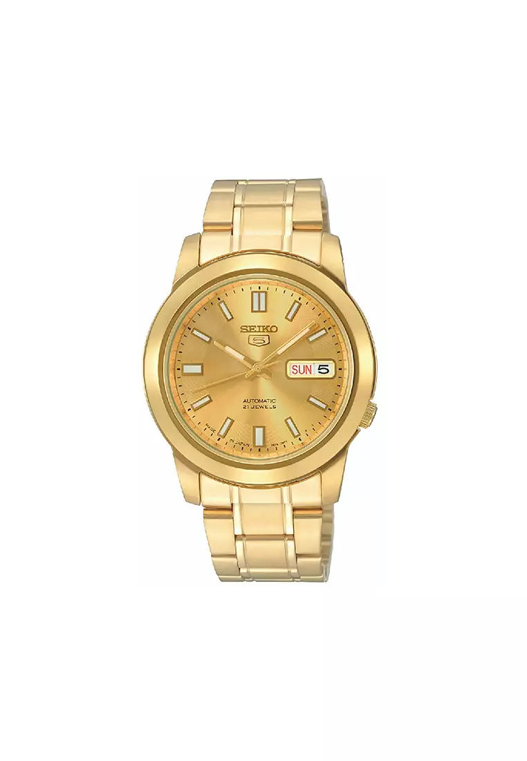 Buy Seiko 21 Jewels SNKK20J Men's Automatic Watch Gold Stainless