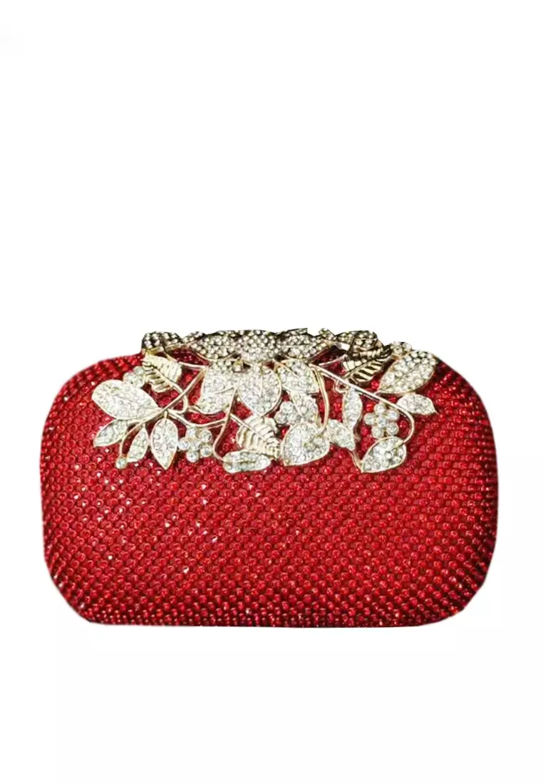 Red clutches online sale