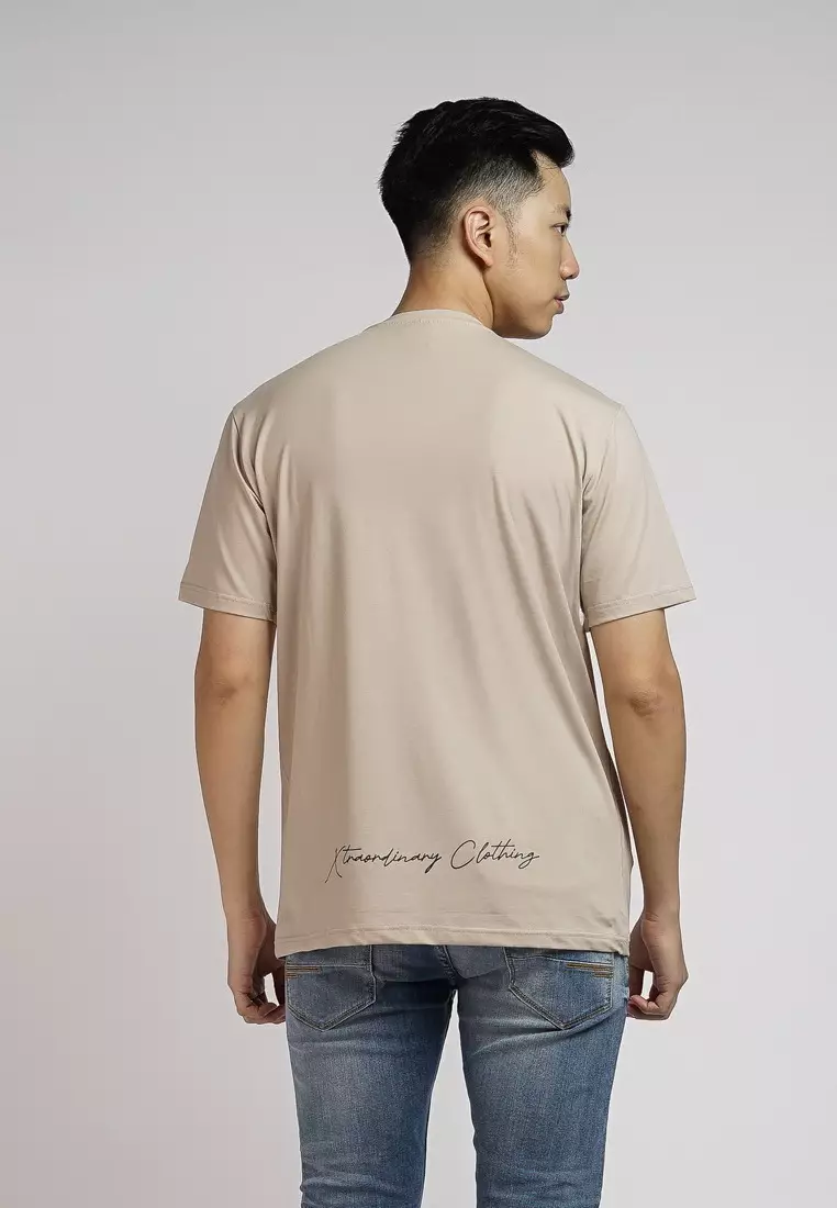 XTRAORDINARY T-Shirt Cotton Spandex Pria 48042