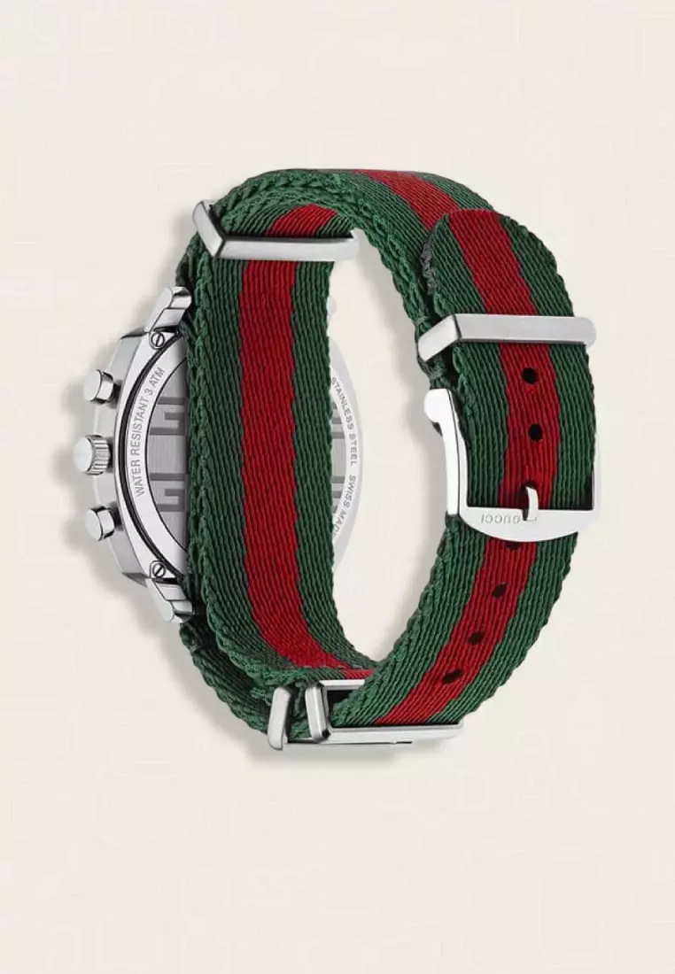 Jam Tangan Pria Gucci Grip Classic Red Green