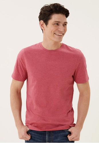 Marks & Spencer multi Slim Fit Pure Cotton Crew Neck T-Shirt 7E90DAA3C72C45GS_1