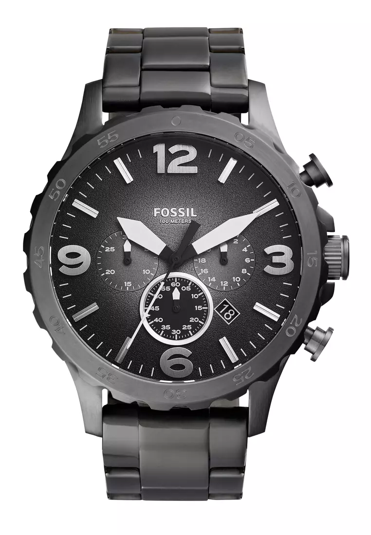 Men's fossil watch hot sale stainless steel