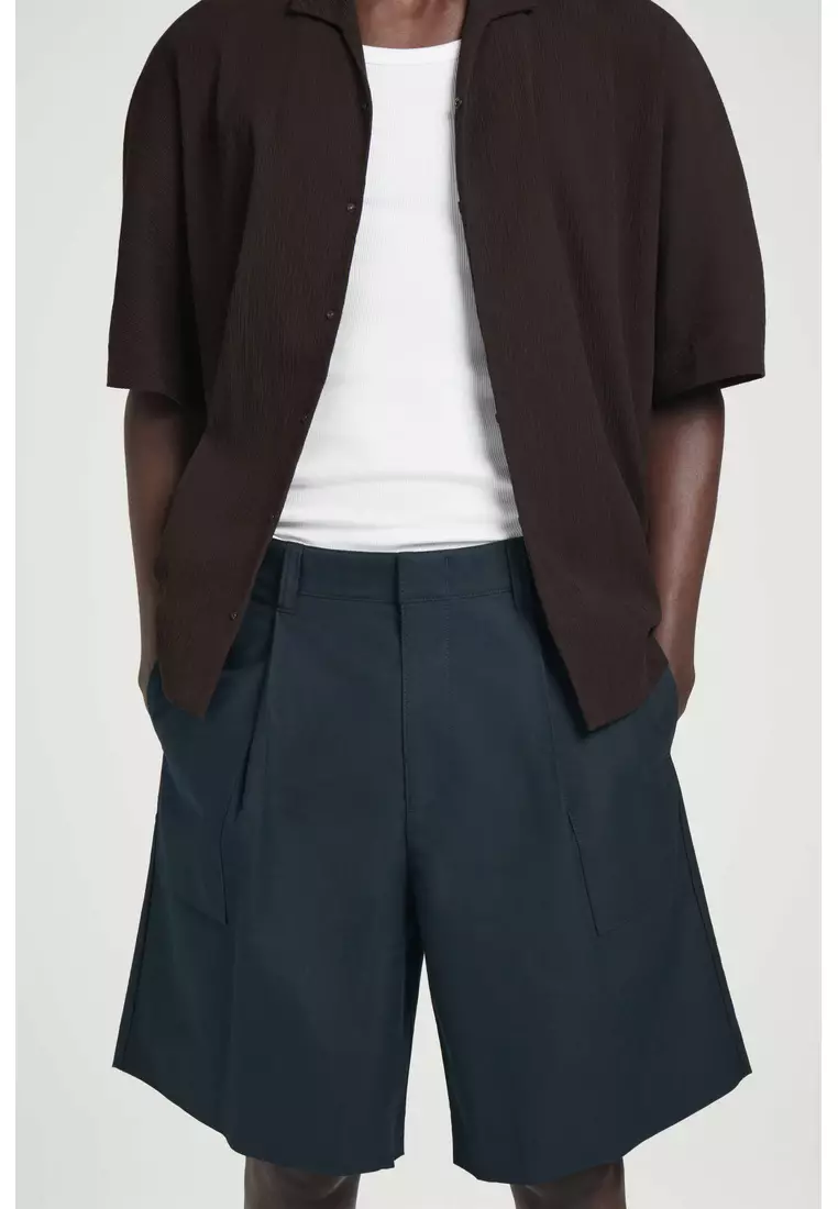 COTTON-TWILL CHINO SHORTS
