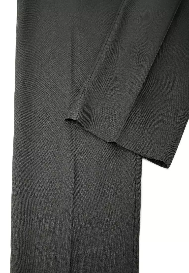 G2000 Teflon Smart Fit Twill Suit Pants with Elastic Waist Band