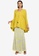 Zalia grey and yellow Batwing Sleeve Kebaya Set 48745AA8CD08DFGS_1