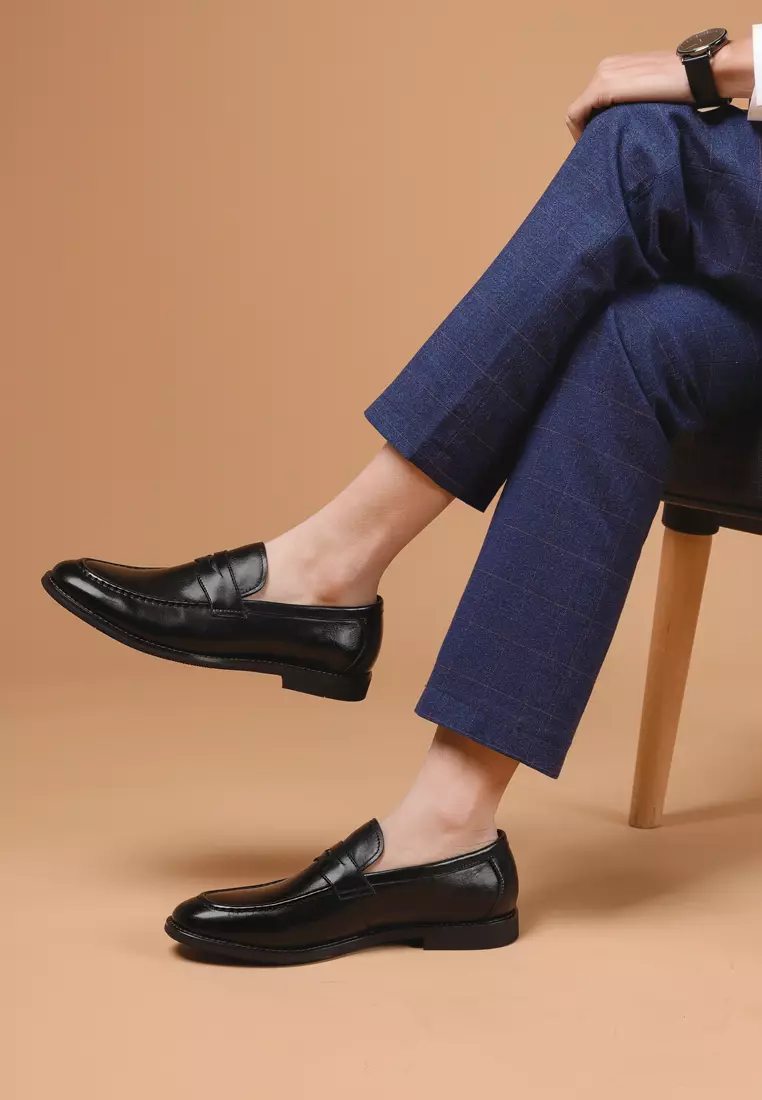 Grain Leather Penny loafers MK5050-1