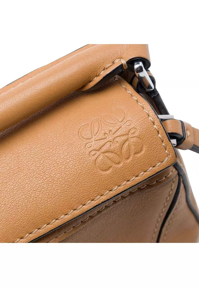 Pre-Loved Loewe Nano Calfskin Puzzle Satchel