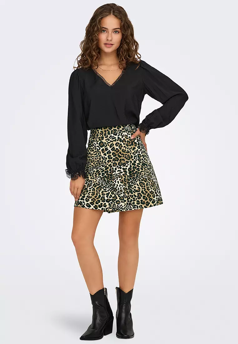 Camille Long Sleeve Lace V-Neck Top