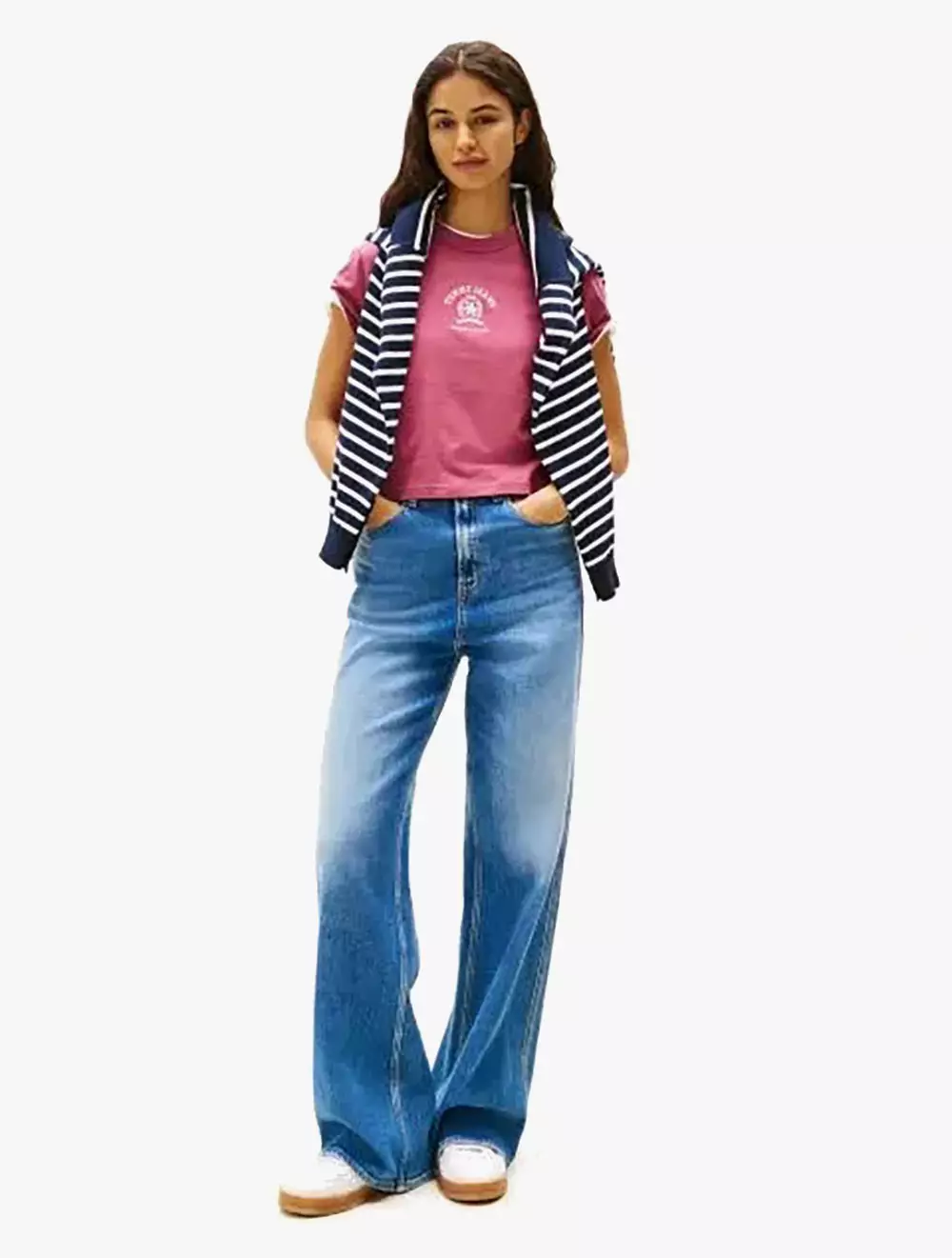 Jual Tommy Hilfiger Tommy Jeans Regular Fit Varsity T-Shirt