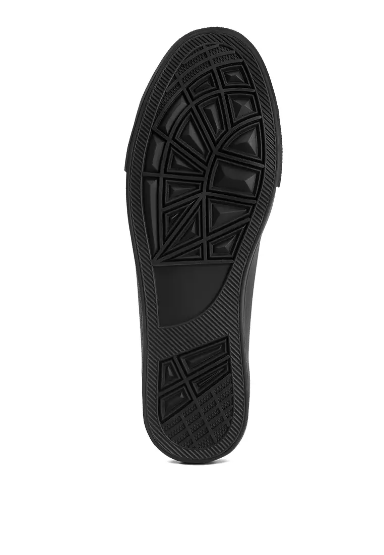 Men's Casual Sneakers In Black
