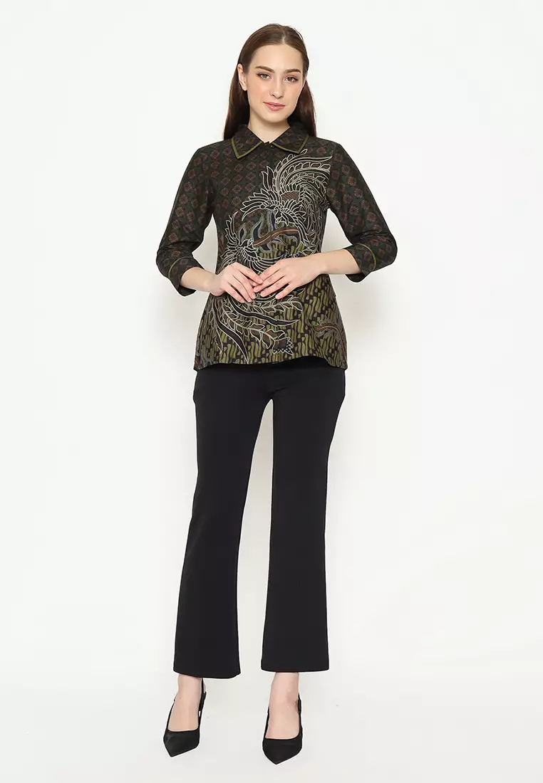 Hadinata Batik Wanita Superfine Blouse Kumari Kavi