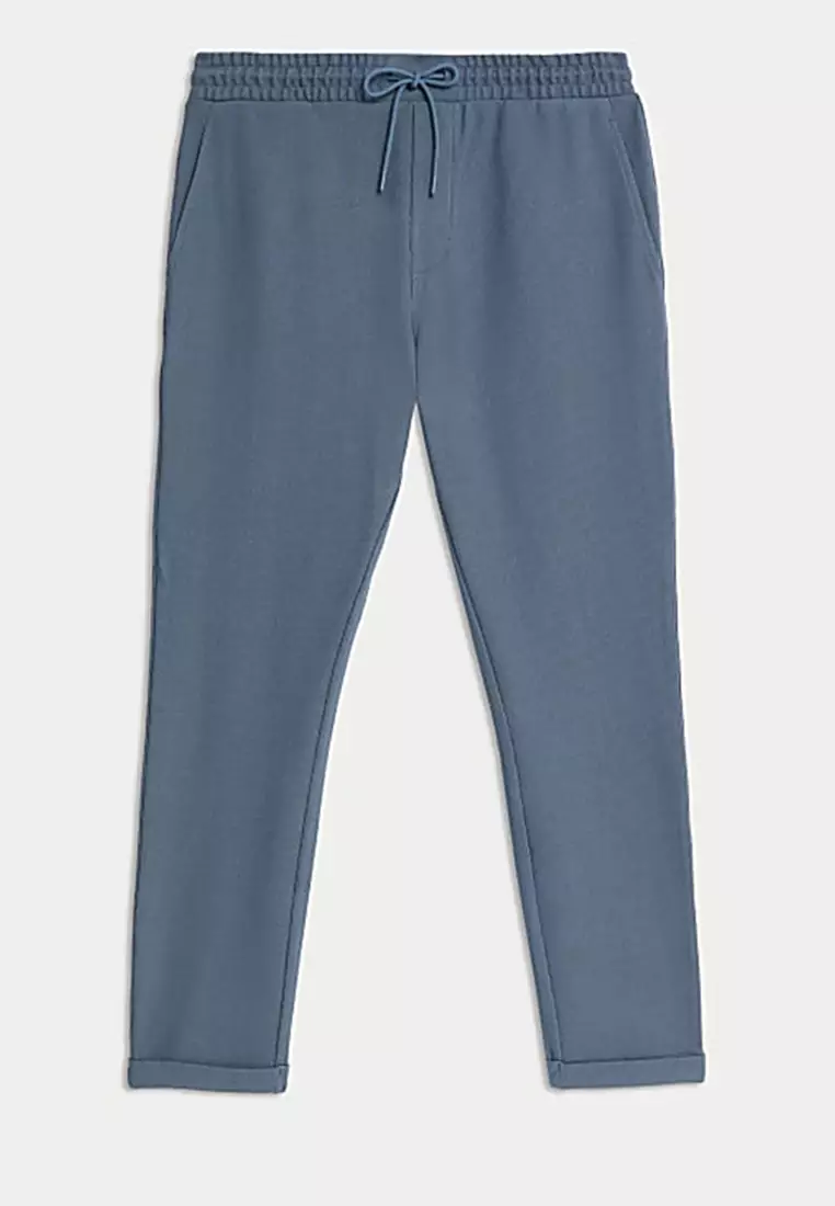 Smart Tapered Joggers with Stretch