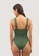 1 People green Saint Tropez Ruffled One-Piece Swimsuit in Seaweed DAE8EUSC449D81GS_3