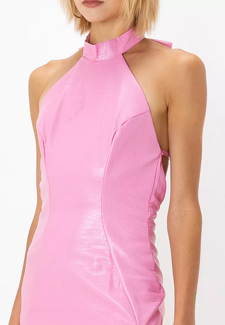 Asos Design Asos Women Dresses Jual ASOS Design Halter Ring V