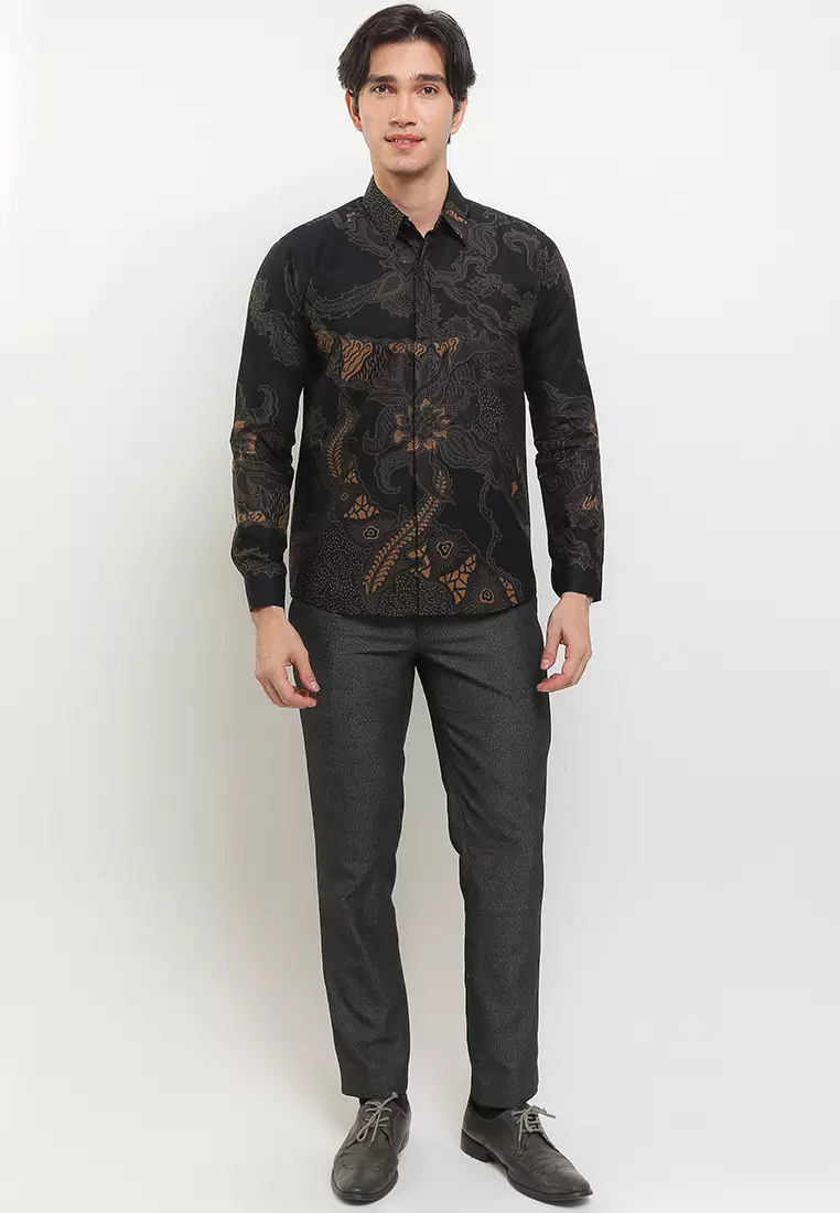 BATIK TALENTA EXCLUSIVE Lengan panjang slimfit  BUNGGA RR MELATI 01