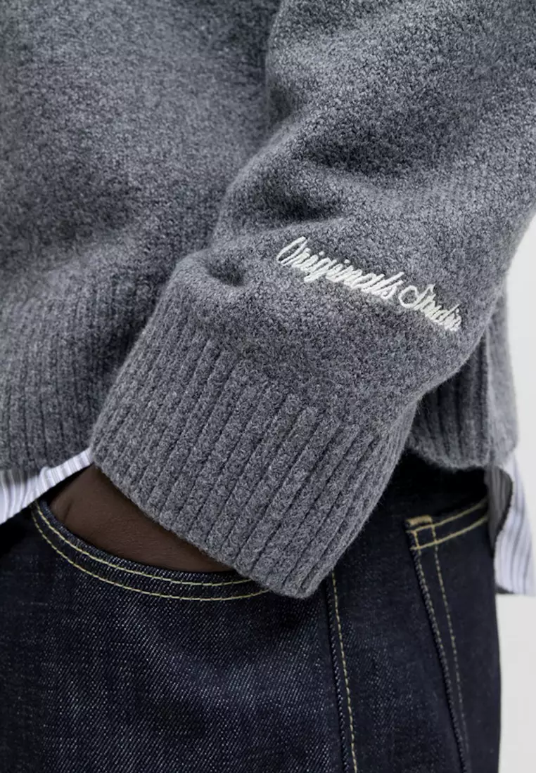 Crew Neck Knit Sweater