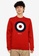 Ben Sherman red Flock Target Sweatshirt ED260AA1D33999GS_1
