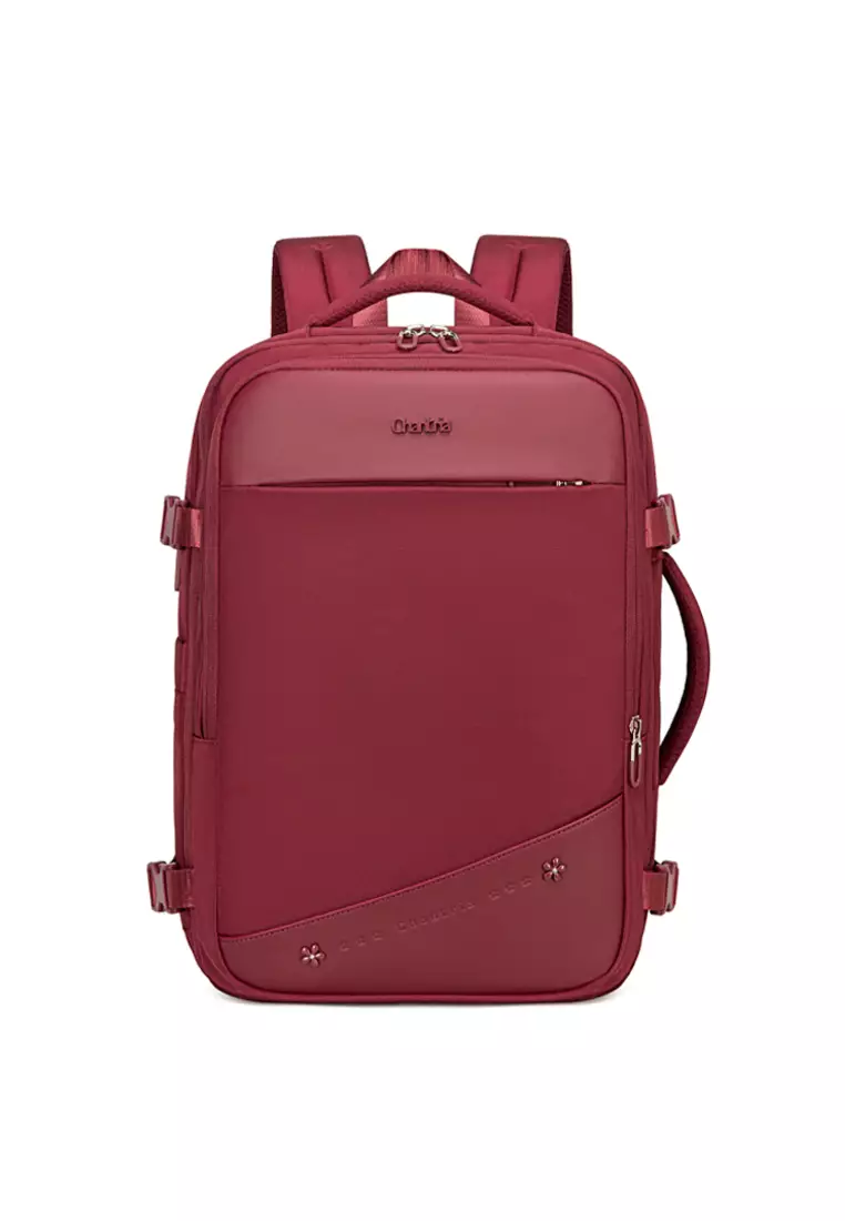 Multi Functional Business Travel USB Port Two Top Handle Backpack for Women