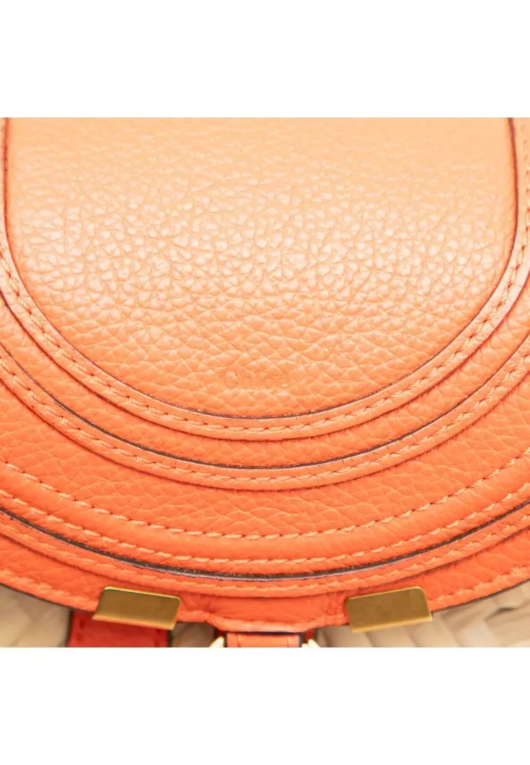 Pre-Loved Chloé Mini Raffia Marcie Basket Crossbody