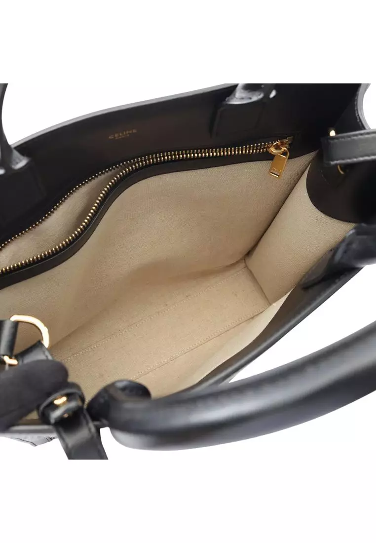 Pre-Loved Celine Small Triomphe Canvas Vertical Cabas Tote