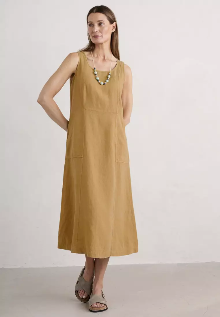 線上選購 Seasalt Cornwall Seasalt Cornwall Yellow Sleeveless Grass Wave ...